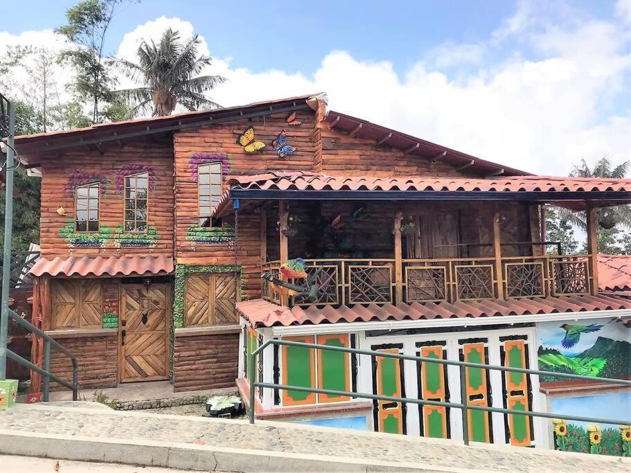 El Encanto Mountain Cabin Salento Kültér fotó