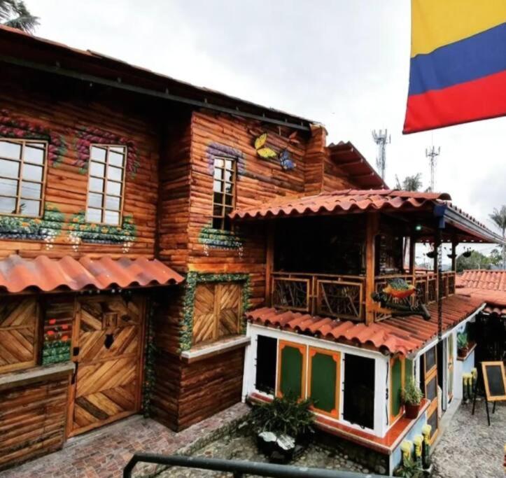 El Encanto Mountain Cabin Salento Kültér fotó